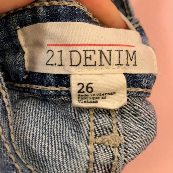 2.1 denim jean short overall - Picture 4 of 4
